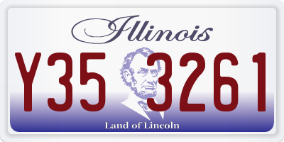IL license plate Y353261