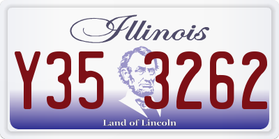 IL license plate Y353262