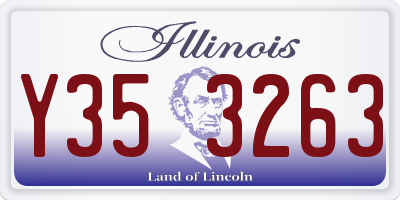 IL license plate Y353263