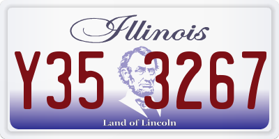 IL license plate Y353267