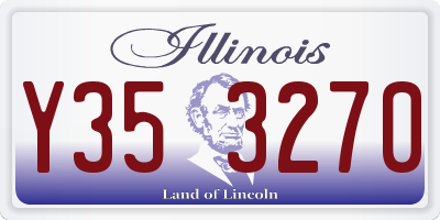 IL license plate Y353270