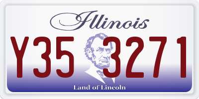 IL license plate Y353271