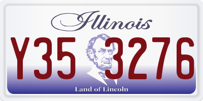 IL license plate Y353276