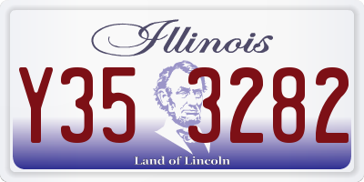 IL license plate Y353282
