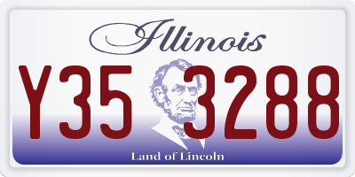 IL license plate Y353288