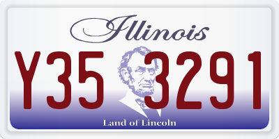 IL license plate Y353291