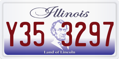 IL license plate Y353297
