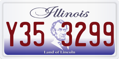 IL license plate Y353299