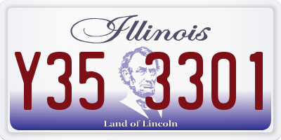 IL license plate Y353301