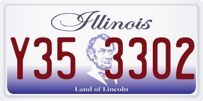 IL license plate Y353302