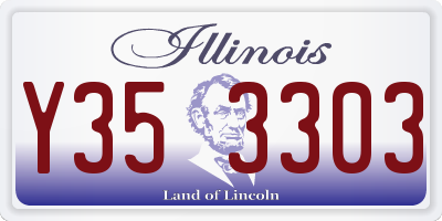 IL license plate Y353303