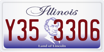 IL license plate Y353306