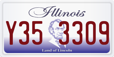IL license plate Y353309