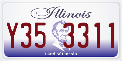 IL license plate Y353311