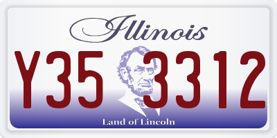 IL license plate Y353312