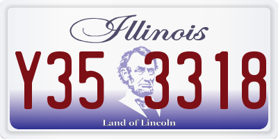 IL license plate Y353318