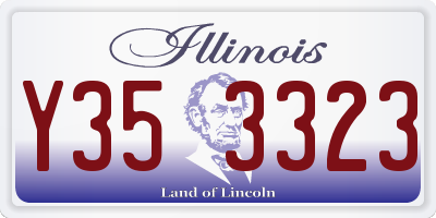 IL license plate Y353323