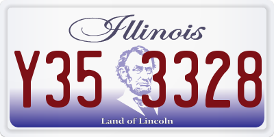 IL license plate Y353328