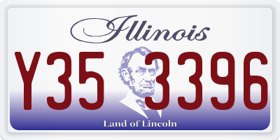 IL license plate Y353396