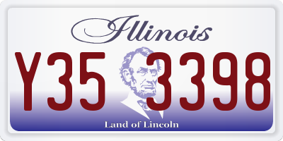 IL license plate Y353398