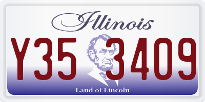 IL license plate Y353409