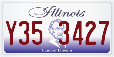IL license plate Y353427