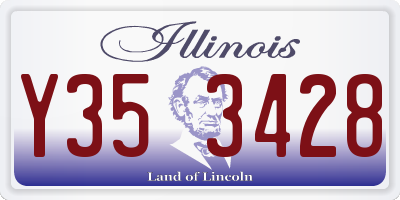 IL license plate Y353428