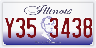 IL license plate Y353438