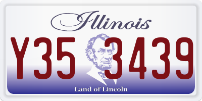 IL license plate Y353439