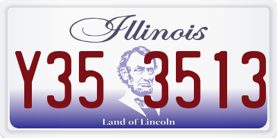 IL license plate Y353513