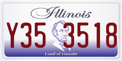 IL license plate Y353518