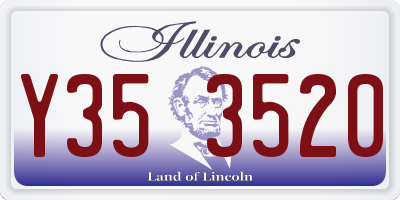 IL license plate Y353520