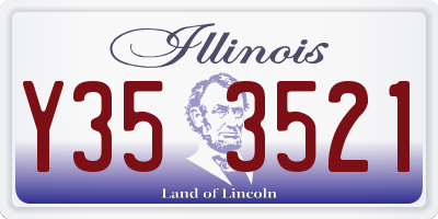 IL license plate Y353521