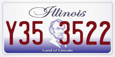 IL license plate Y353522