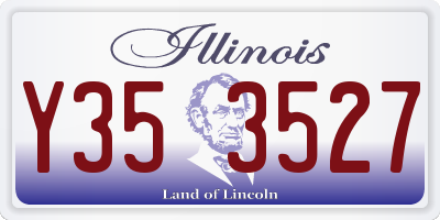 IL license plate Y353527