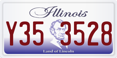 IL license plate Y353528