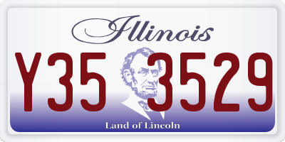 IL license plate Y353529
