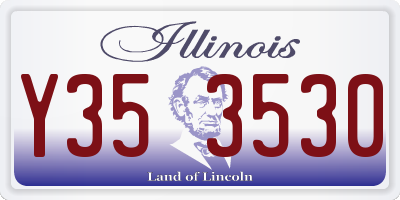 IL license plate Y353530