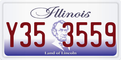 IL license plate Y353559