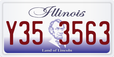 IL license plate Y353563