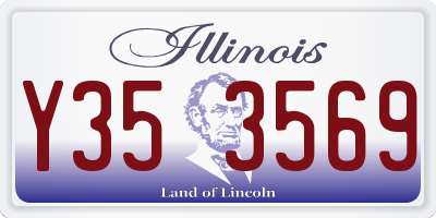 IL license plate Y353569