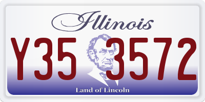 IL license plate Y353572