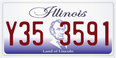 IL license plate Y353591