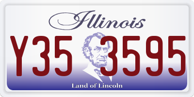IL license plate Y353595