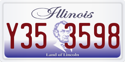 IL license plate Y353598
