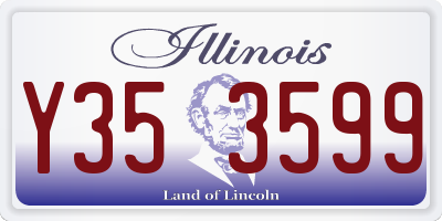 IL license plate Y353599