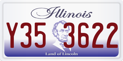 IL license plate Y353622