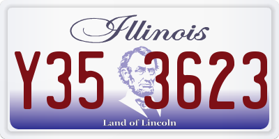 IL license plate Y353623