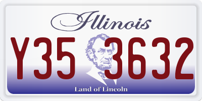 IL license plate Y353632