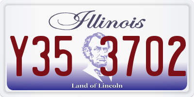 IL license plate Y353702